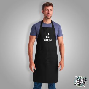 Grembiule Lungo con Pettorina con Tuo Logo