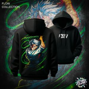 Felpa con cappuccio Sanemi Shinazugawa Demon Slayer – Flow Collection