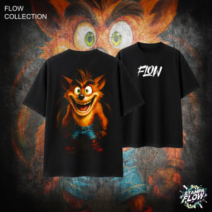 T-Shirt Oversize Crash Bandicoot – Flow Collection