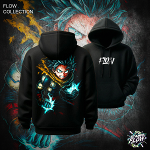 Felpa con cappuccio Deku My Hero Academia – Flow Collection