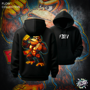 Felpa con cappuccio Donkey Kong – Flow Collection