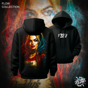 Felpa con cappuccio Harley Quinn DC – Flow Collection