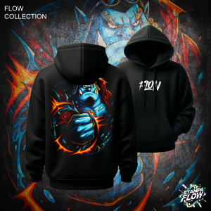 Felpa con cappuccio Jinbe – Flow Collection