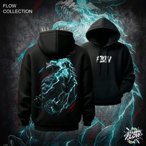 Felpa con cappuccio Kaiju No. 8 – Flow Collection