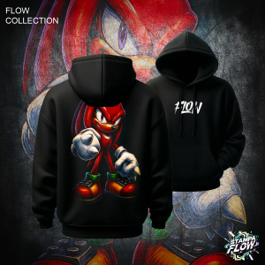 Felpa con cappuccio Knuckles Sonic – Flow Collection
