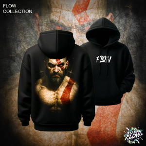 Felpa con cappuccio Kratos God of War – Flow Collection