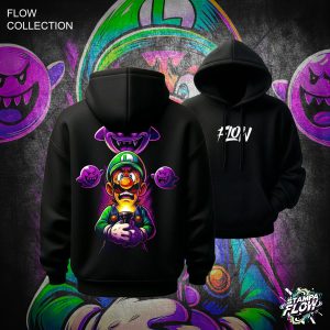 Felpa con cappuccio Luigi's Mansion – Flow Collection