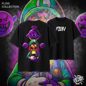 T-Shirt Oversize Luigi's Mansion – Flow Collection