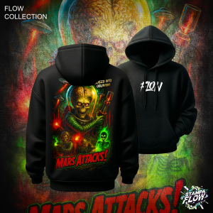 Felpa con cappuccio Mars Attacks – Flow Collection