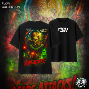 T-Shirt Oversize Mars Attacks – Flow Collection