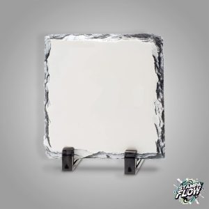 Pietra ardesia quadrata con foto personalizzata