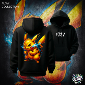 Felpa con cappuccio Pikachu – Flow Collection