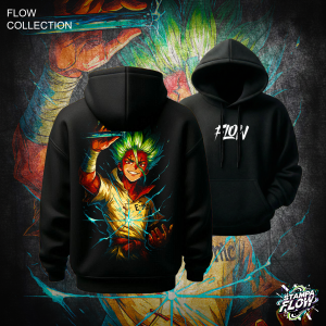 Felpa con cappuccio Senku Ishigami Dr. Stone – Flow Collection