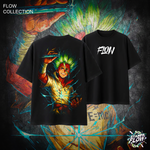 T-Shirt Oversize Senku Ishigami Dr. Stone – Flow Collection