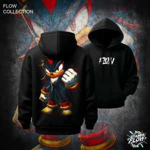 Felpa con cappuccio Shadow the Hedgehog – Flow Collection