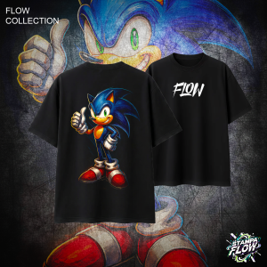 T-Shirt Oversize Sonic the Hedgehog – Flow Collection