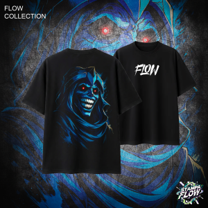 T-Shirt Oversize Statua di Dio Solo Leveling – Flow Collection
