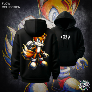 Felpa con cappuccio Tails Sonic – Flow Collection