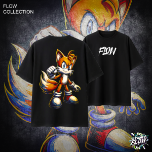 T-Shirt Oversize Tails Sonic – Flow Collection