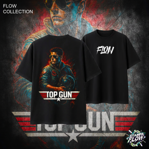 T-Shirt Oversize Top Gun Maverick – Flow Collection