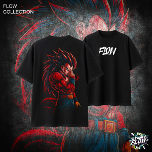 T-Shirt Oversize Vegeta – Flow Collection