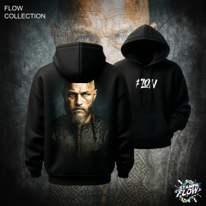 Felpa con cappuccio Ragnar Lothbrok Vikings – Flow Collection