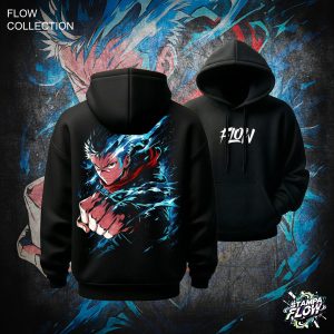 Felpa con cappuccio Yuji Itadori – Flow Collection