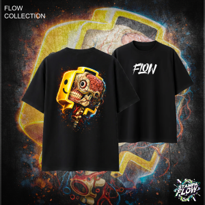 T-Shirt Oversize Lego Brain – Flow Collection