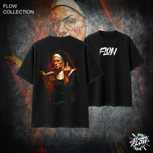 T-Shirt Oversize Bad Nun – Flow Collection
