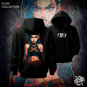 Felpa con cappuccio Jinx Arcane – Flow Collection