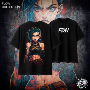 T-Shirt Oversize Jinx Arcane – Flow Collection