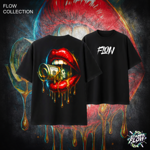 T-Shirt Oversize Mouth Dollar – Flow Collection