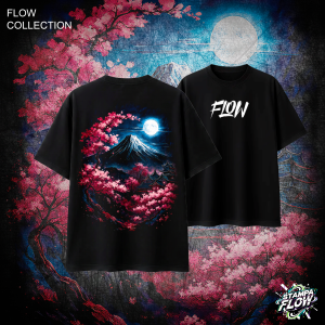T-Shirt Oversize Fuji Moon – Flow Collection