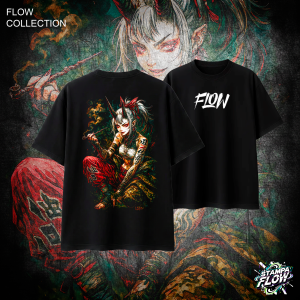T-Shirt Oversize Oni Girl – Flow Collection