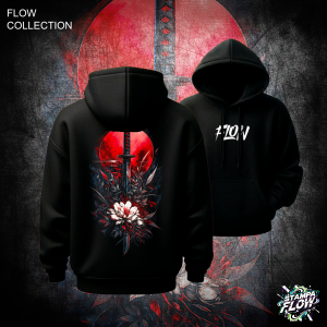 Felpa con cappuccio Lotus Blade – Flow Collection
