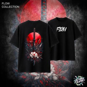 T-Shirt Oversize Lotus Blade – Flow Collection