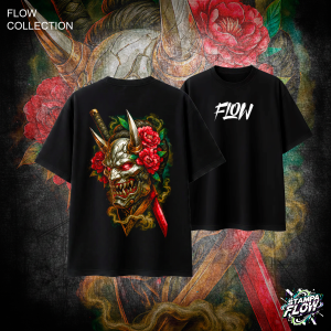 T-Shirt Oversize Hannya Mask – Flow Collection