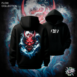 Felpa con cappuccio Oni Wave – Flow Collection