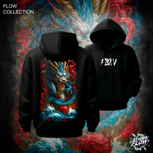 Felpa con cappuccio Dragon Elements – Flow Collection