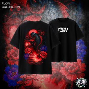 T-Shirt Oversize Mystic Koi – Flow Collection