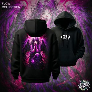Felpa con cappuccio Pray Angel – Flow Collection