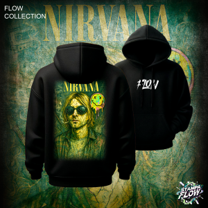 Felpa con cappuccio Grunge Icon – Flow Collection