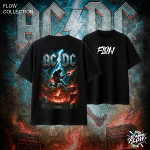 T-Shirt Oversize High Voltage – Flow Collection