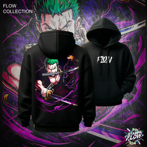 Felpa con cappuccio Triple Blade Demon – Flow Collection