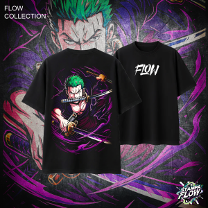 T-Shirt Oversize Triple Blade Demon – Flow Collection