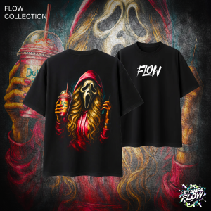 T-Shirt Oversize Scream Girl – Flow Collection