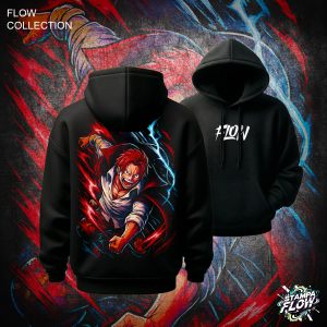 Felpa con cappuccio Red Emperor – Flow Collection