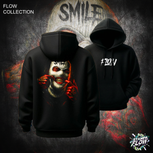 Felpa con cappuccio Smile – Flow Collection