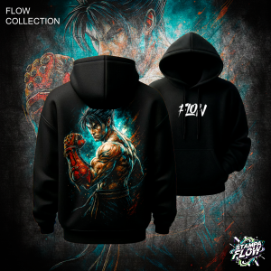 Felpa con cappuccio Iron Fighter – Flow Collection