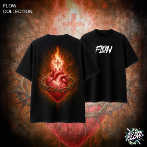 T-Shirt Oversize Sacred Fire – Flow Collection